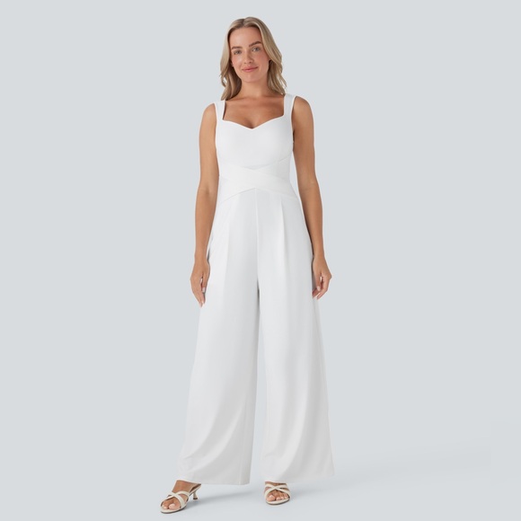 HALARA Classic White Jumpsuit - Picture 1 of 11